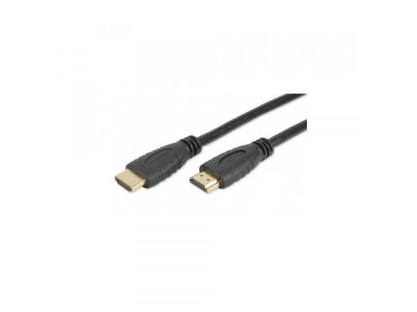 TECHly - HDMI-kabel med Ethernet - HDMI hann til HDMI hann - 6 m - dobbeltisolert - svart - formstøpt