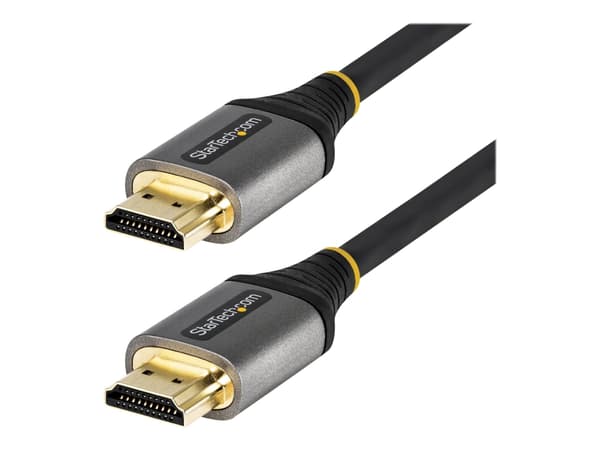 StarTech.com 1 m Premium certifierad HDMI 2.0-kabel - Hög hastighets UHD 4K 60 Hz HDMI-kabel med Ethernet - HDR10, ARC - UHD HDMI Video-sladd - För U