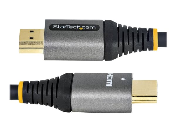 StarTech.com 3 m Premium certifierad HDMI 2.0-kabel - Hög hastighets UHD 4K 60 Hz HDMI-kabel med Ethernet - HDR10, ARC - UHD HDMI Video-sladd - För U