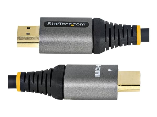StarTech.com 2 m Premium certifierad HDMI 2.0-kabel - Hög hastighets UHD 4K 60 Hz HDMI-kabel med Ethernet - HDR10, ARC - UHD HDMI Video-sladd - För U