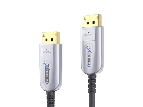 FiberX FX-I250-015, 15 m, DisplayPort, DisplayPort, Hankjønn, Hankjønn, 7680 x 4320 piksler