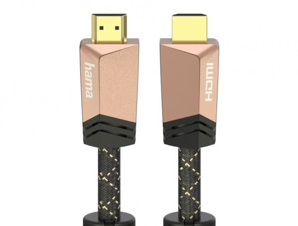 Hama 00205024, 0,75 m, HDMI Type A (Standard), HDMI Type A (Standard), 3D, 18 Gbit/s, Svart, Rosa