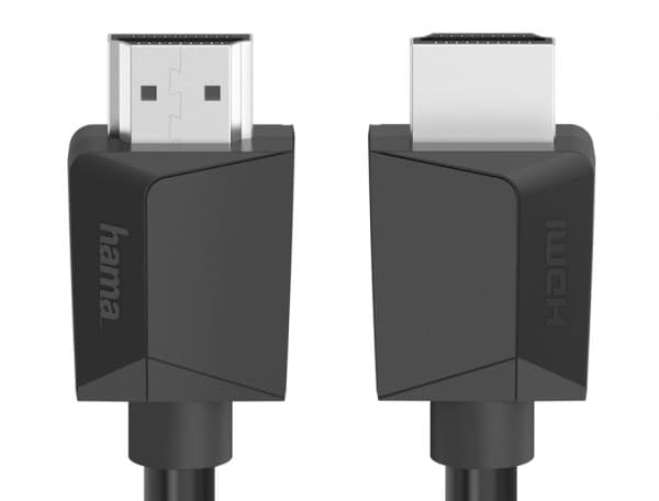 Hama Essential Line - High Speed - HDMI-kabel med Ethernet - HDMI hann til HDMI hann - 1.5 m - dobbeltisolert - svart - 4K Ultra HD-støtte