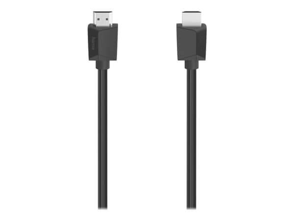 Hama Essential Line - High Speed - HDMI-kabel med Ethernet - HDMI hann til HDMI hann - 1.5 m - dobbeltisolert - svart - 4K Ultra HD-støtte
