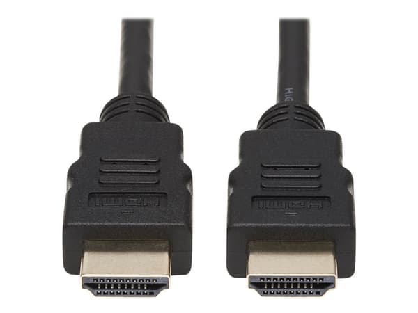 Eaton Tripp Lite Series High-Speed HDMI to HDMI Cable, Digital Video with Audio, UHD 4K, Black, 6 ft. (1.83 m) - HDMI-kabel - HDMI hann til HDMI hann