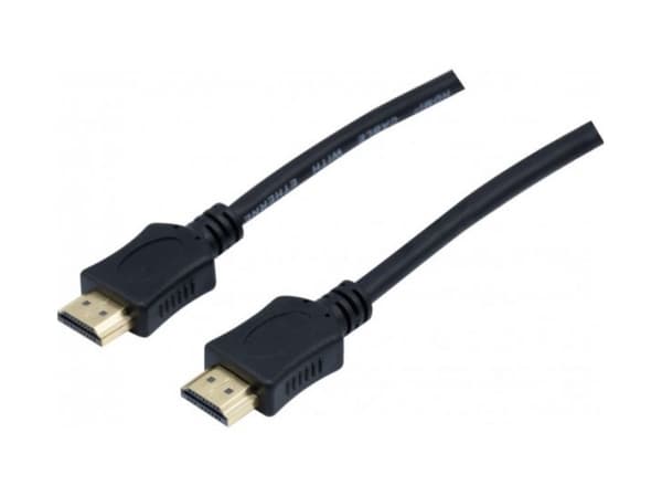 EXC 128890, 1 m, HDMI Typ A (standard), HDMI Typ A (standard), 10,2 Gbit/s, Ljudreturkanal (ARC), Svart
