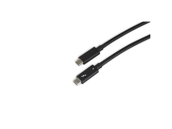 LINTES TAA200-E60 - Thunderbolt-kabel - 24 pin USB-C (hane) till 24 pin USB-C (hane) - Thunderbolt 4 - 2 m - aktiv