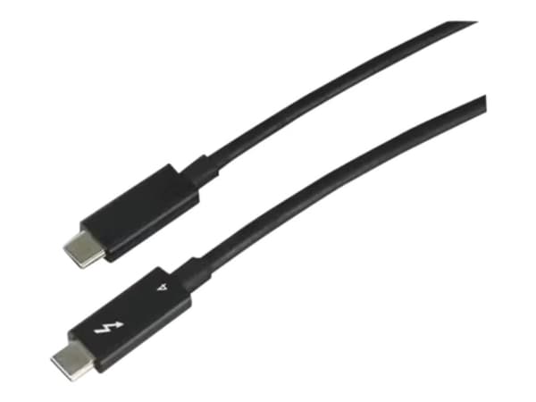 LINTES TAA200-E60 - Thunderbolt-kabel - 24 pin USB-C (hane) till 24 pin USB-C (hane) - Thunderbolt 4 - 2 m - aktiv