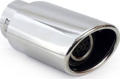 Eksoslyddemperspiss rustfritt stål mt 003 krom amio-01303