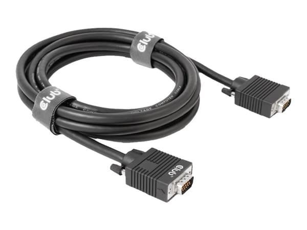 Club 3D - VGA-kabel - HD-15 (VGA) (hann) til HD-15 (VGA) (hann) - 3 m - 1080p-støtte