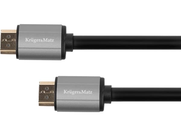 Kruger & Matz HDMI-kabel - HDMI 10m sølv (5061)