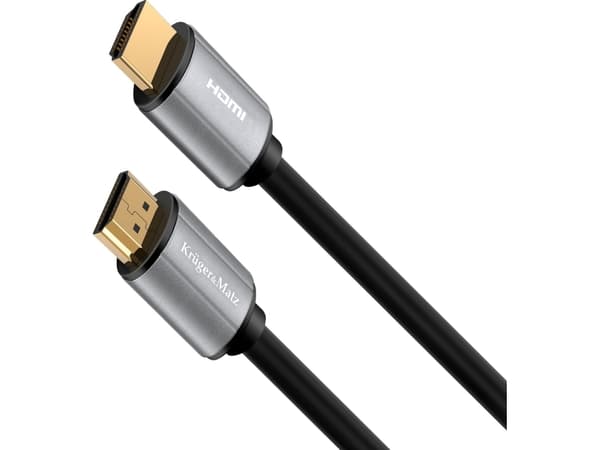 Kruger & Matz HDMI-kabel - HDMI 10m sølv (5061)