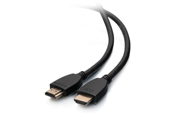 C2G 6ft 4K HDMI Cable with Ethernet - High Speed - UltraHD Cable - M/M - HDMI-kabel med Ethernet - HDMI hann til HDMI hann - 1.83 m - skjermet - svar