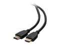 Miniatyrbilde 1 av 5: C2G 6ft 4K HDMI Cable with Ethernet - High Speed - UltraHD Cable - M/M - HDMI-kabel med Ethernet - HDMI hann til HDMI hann - 1.83 m - skjermet - svar