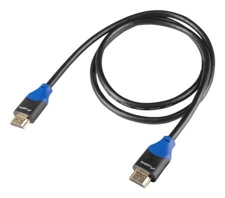 Lanberg CA-HDMI-15CU-0018-BK, 1,8 m, HDMI Type A (Standard), HDMI Type A (Standard), 18 Gbit/sek., Audio Return Channel (ARC), Sort