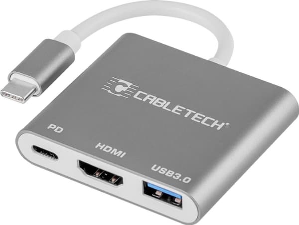 Anslutningsadapter Cabletech Plug Typ C - USB 3.0 HDMI 2.0 Typ C
