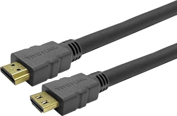 VivoLink Pro - High Speed - HDMI-kabel med Ethernet - HDMI hann låsing til HDMI hann låsing - 2 m - skjermet - svart - 4 K 60 Hz (4096 x 2160) støtte