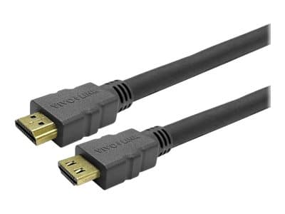 VivoLink Pro - High Speed - HDMI-kabel med Ethernet - HDMI hann låsing til HDMI hann låsing - 2 m - skjermet - svart - 4 K 60 Hz (4096 x 2160) støtte