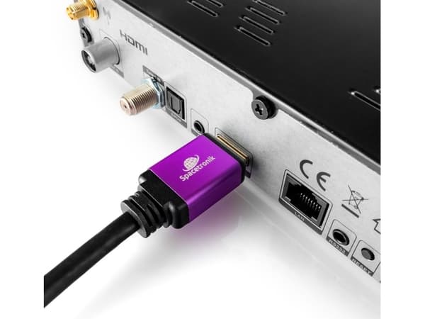 Spacetronik HDMI - HDMI-kabel 1,5 m svart (5903031025521)