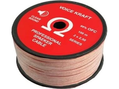 Voice Kraft kabel Voice Kraft Omega høyttalerkabel 2 x 2,5 mm