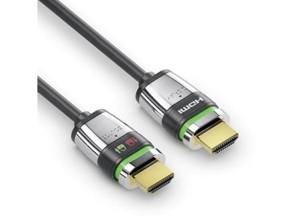 PureLink FiberX Series FX-I375 - Ultra High Speed - HDMI-kabel - HDMI hann til HDMI hann - 7.5 m - skjermet hybrid kobber/fiber-optikk - svart - rund