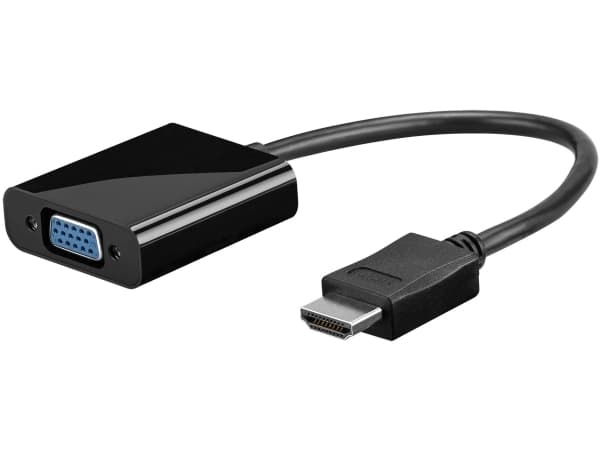 goobay - Videokonverter - HDMI - VGA - svart - løsvekt