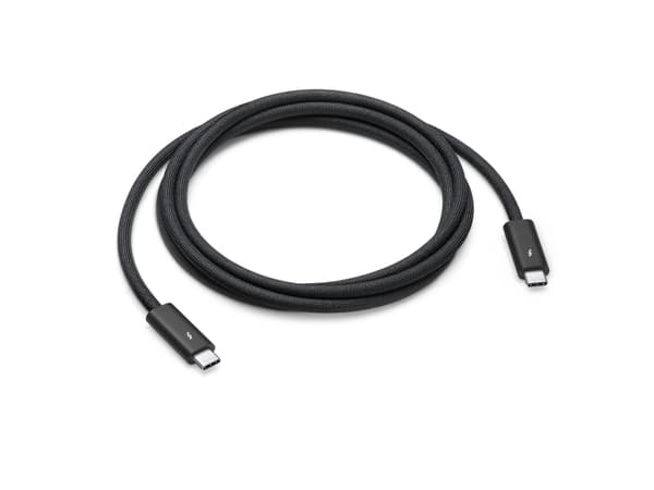Apple Thunderbolt 4 Pro - USB-kabel - 24 pin USB-C (hane) till 24 pin USB-C (hane) - USB 3.1 Gen 2 / Thunderbolt 3 / Thunderbolt 4 - 1.8 m - stöd för