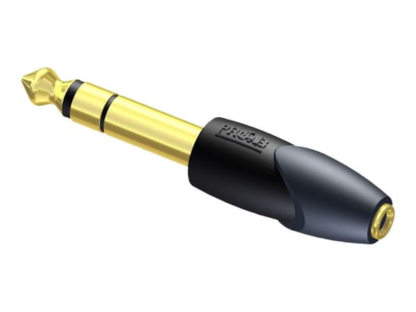 Procab Classic Series CLP206 - Lydadapter - stereoplugg hann til stereo minijack plugg hunn