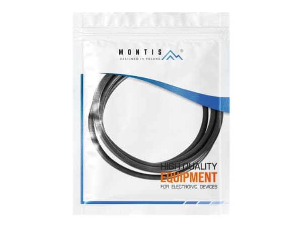 Montis Kabel DisplayPort v2.0 MT039-1.8m, 1,8 m, DisplayPort, DisplayPort, Uros, Uros, Musta, Hopea