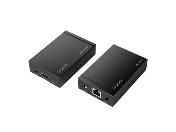 LogiLink - sender og mottaker - video/lyd/infrarød sender - HDMI - via CAT 5e/6/7/8 - opptil 50 m