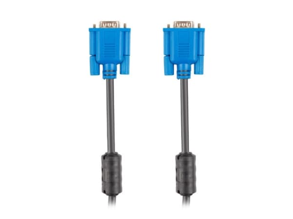 Lanberg - VGA-kabel - HD-15 (VGA) (hann) til HD-15 (VGA) (hann) - 5 m - svart