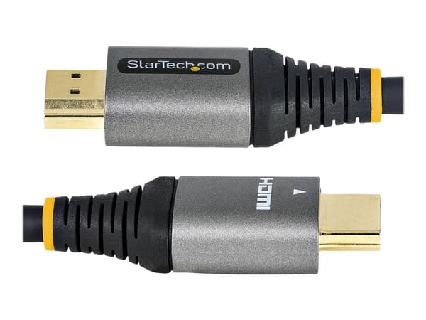 StarTech.com 20in (0.5m) Premium Certified HDMI 2.0 Cable with Ethernet, High-Speed Ultra HD 4K 60Hz HDMI Cable HDR10, ARC, HDMI Cord For Ultra HD Mo
