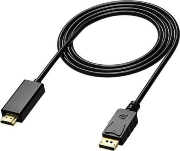Kabel Aptel DisplayPort - HDMI 1,8 m czarny (4297-uniw)