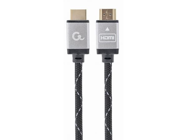 Cablexpert Select Plus Series - High Speed - HDMI-kabel med Ethernet - HDMI hann til HDMI hann - 2 m - skjermet - 4K-støtte