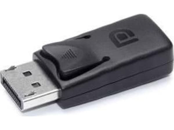 MicroConnect - Attrapstik - DisplayPort han - sort