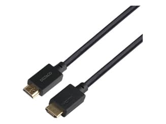 Deltaco HU-20-LSZH, 2 m, HDMI-tyyppi A (vakio), HDMI-tyyppi A (vakio), Musta