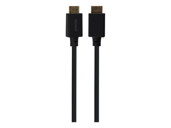 Deltaco HU-50-LSZH, 5 m, HDMI-tyyppi A (vakio), HDMI-tyyppi A (vakio), Musta