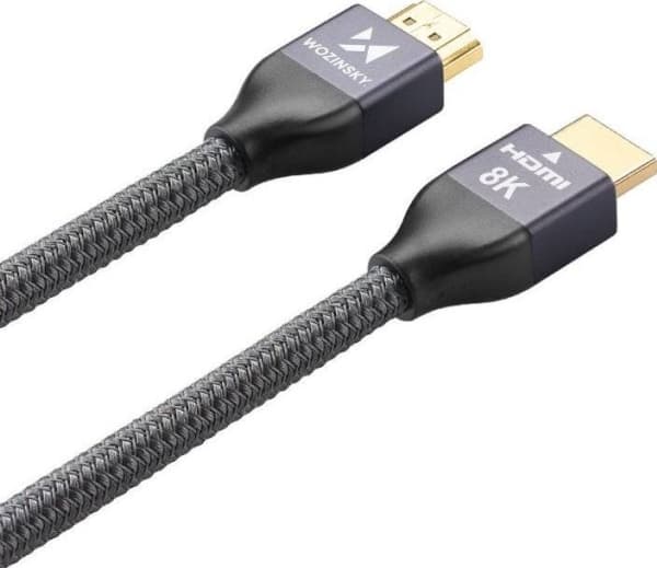 Wozinsky HDMI 2.1-kabel 8K 60 Hz 48 Gbps/4K 120 Hz/2K 144 Hz 2 m sølv (WHDMI-20)
