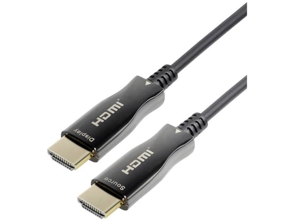 Maxtrack HDMI Tilslutningskabel HDMI-A-stik, HDMI-A-stik 40.00 m Sort C 508-40 ML #####4K UHD HDMI-kabel