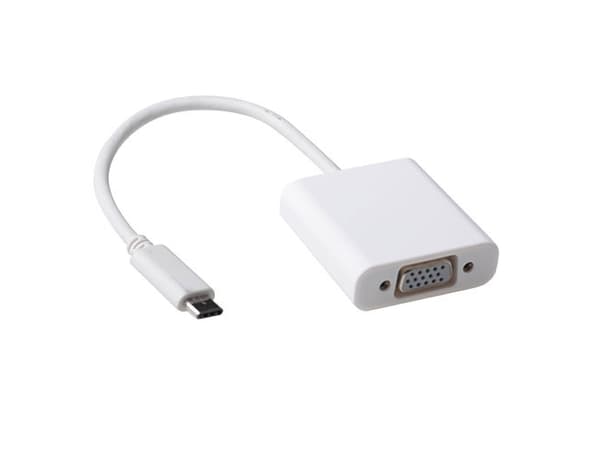 Advanced Cable Technology SB0016 USB C VGA Weiß Kabelschnittstellen-/adapter (SB0016) Vit
