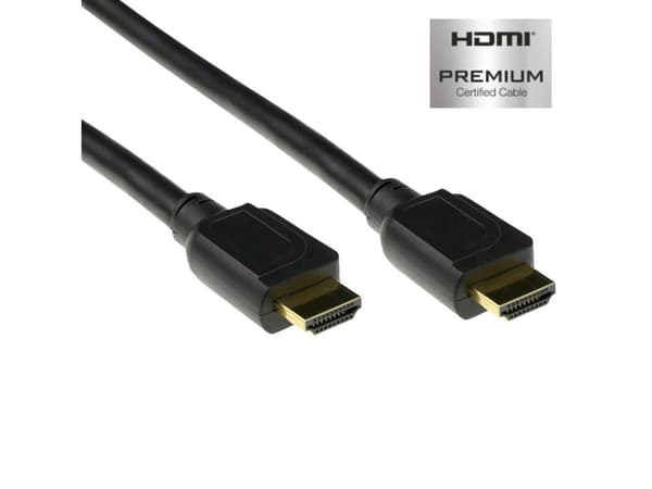ACT AK3947 - 6,1 m - HDMI Typ A (Standard) - HDMI Typ A (Standard) - 18 Gbit/s - Audio Return Channel (ARC) - Schwarz (AK3947)