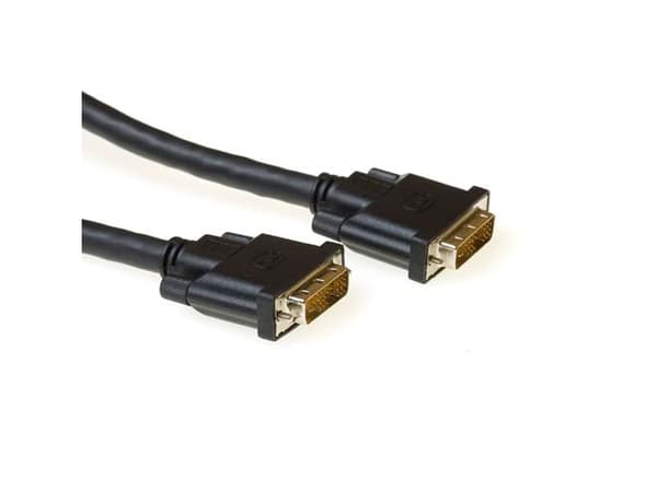 ACT DVI-D Male - DVI-D Male - Single Link SLAC cable 10.0m 10m DVI-D DVI-D Schwarz DVI-Kabel (AK3625)