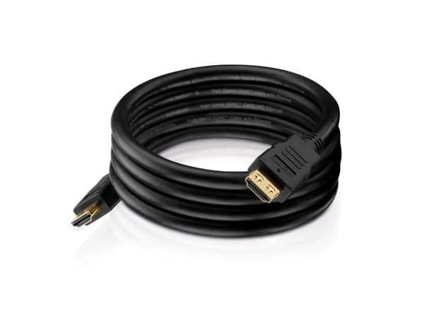 PureLink Basic+ HDMI High Speed -kaapeli Ethernetillä, kullattu, HDMI St. A / St. A, 1,5 m Laadukas liitäntäkaapeli digitaalisten näyttö- ja TV-signa