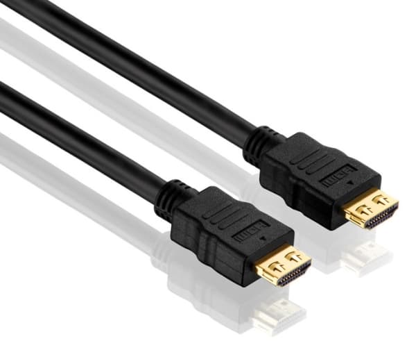 PureLink Basic+ HDMI High Speed -kaapeli Ethernetillä, kullattu, HDMI St. A / St. A, 1,5 m Laadukas liitäntäkaapeli digitaalisten näyttö- ja TV-signa