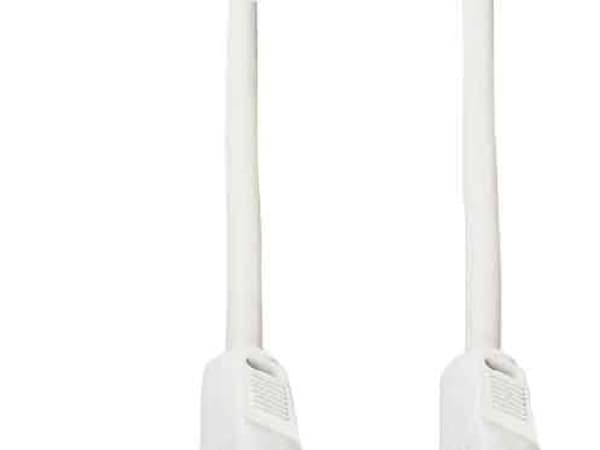 e+p HFT 3, 3,5 m, coax plug, coax jack, Hvit