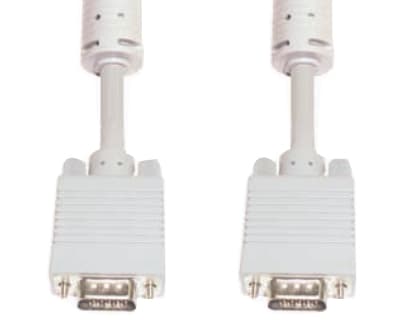 e+p HD15/HD15, 20m, 20 m, VGA (D-Sub), VGA (D-Sub), Hvit, Hankjønn/hankjønn
