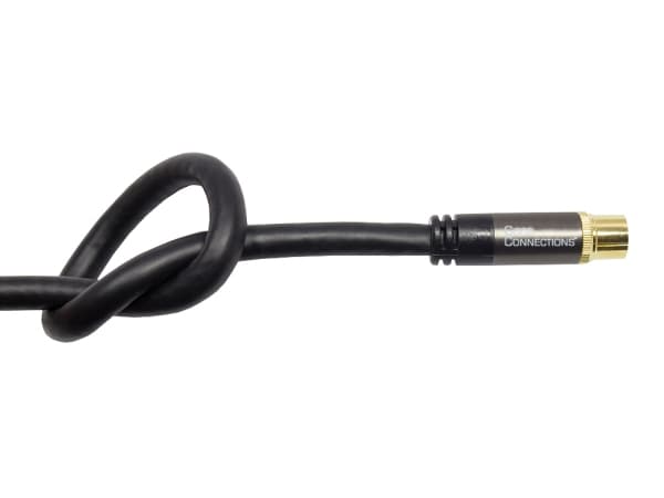 Alcasa GC-M2076, 7,5 m, RG-6, IEC coax, IEC coax, Sort