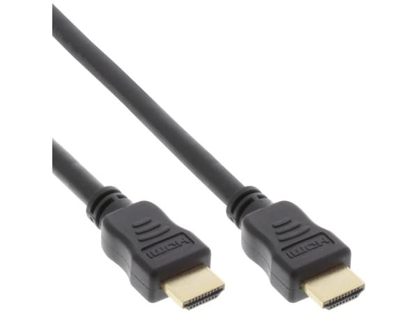 InLine 4043718210831, 2,5 m, HDMI Type A (Standard), HDMI Type A (Standard), 4096 x 2160 piksler, 3D, Sort