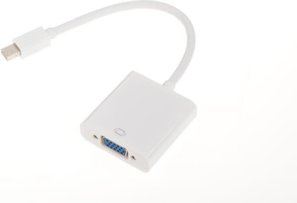 Adapter AV LechPol DisplayPort Mini - D-Sub (VGA) czarny (KOM0848)