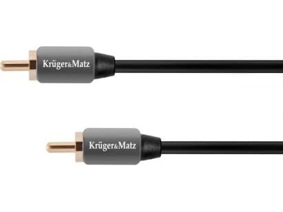 Kruger & Matz RCA (Cinch) - RCA (Cinch) cable 1.8m gray (KM0302)